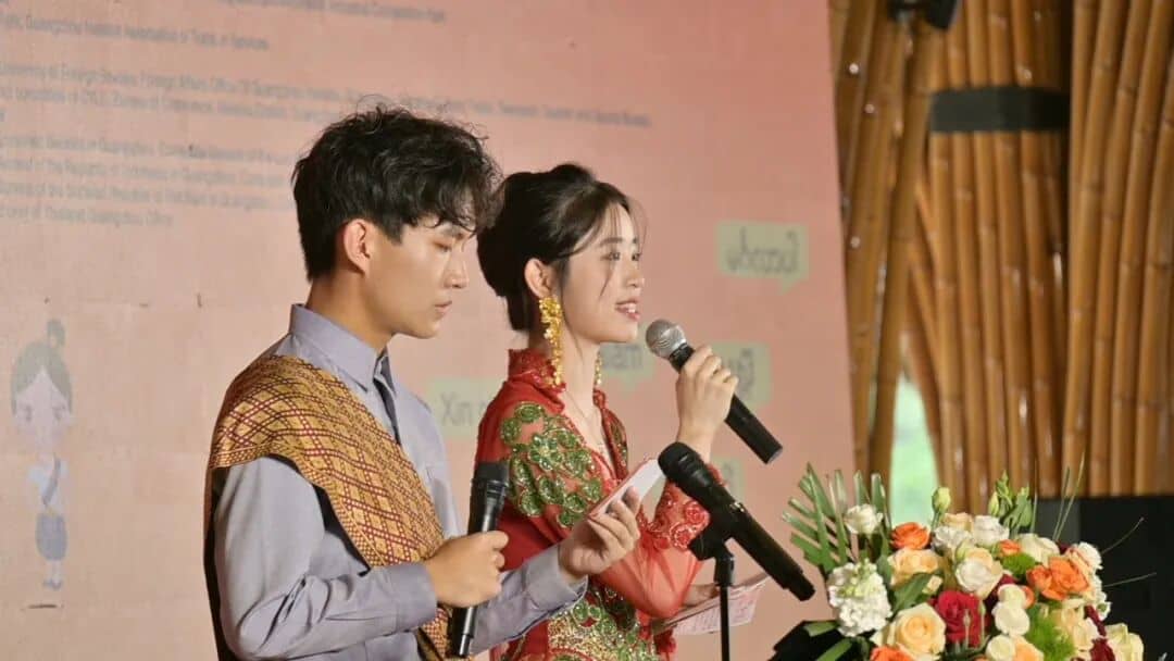 Opening hosts at the Southeast Asian Culture Festival